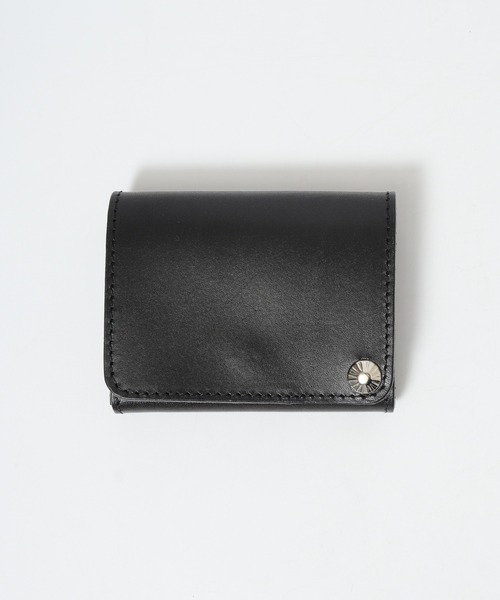 FUNALIVE（ファンアライブ）の「栃木レザー スタッズ コンパクト財布（財布・メンズ・ブラック/カーキ/ネイビー/ダークブラウン/キャメル/ブラック系/ブラック系1・FREE）」の12枚目の写真