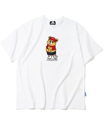 SHY BEAR GRAPHIC Tシャツ - ホワイト