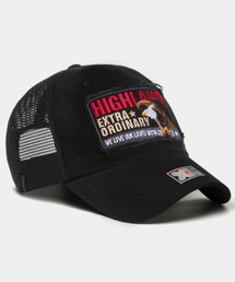 PLATEAU（プラトー）の「ビッグサイズメッシュボールキャップ XL HIGH EA メッシュキャップ ブラック（キャップ）」