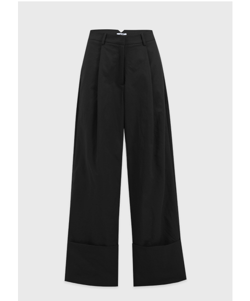MICANE(ミケーネ)の「ゼルダロールアップワイドパンツ(その他パンツ・レディース・ブラック/カーキブラウン・LARGE/X-LARGE/XX-LARGE/X-SMALL/SMALL/MEDIUM)」の13枚目の写真
