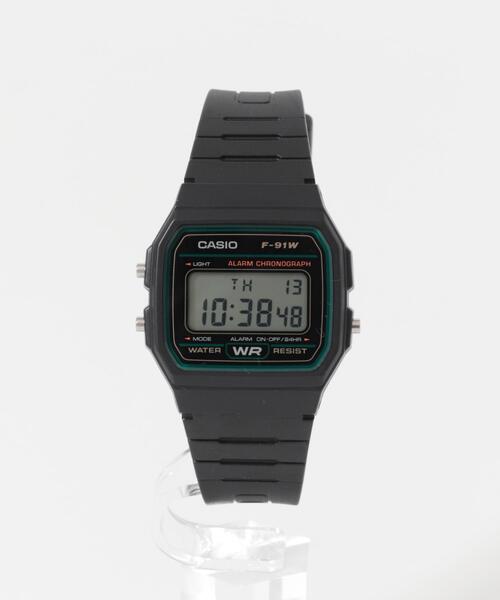 URBAN RESEARCH DOORS（アーバンリサーチドアーズ）の「CASIO　F-91W-3JH（アナログ腕時計・メンズ・グリーン系その他・FREE）」の2枚目の写真