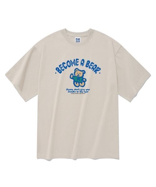 RADINEO(ラディネオ)の「ビカムベア 半袖Tシャツ ベージュ(Tシャツ/カットソー・メンズ・その他・LARGE/MEDIUM/SMALL/X-LARGE)」の1枚目の写真