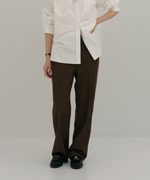 HOWUS（ホワス）の「HARVEN SLACKS (BROWN)（スラックス）」