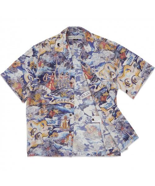 DIAFVINE(ディアフバイン)の「DV.LOT 684 LAND OF ALOHA shirt -Blue-(シャツ/ブラウス・メンズ・その他・XX-LARGE/LARGE/X-LARGE)」の2枚目の写真