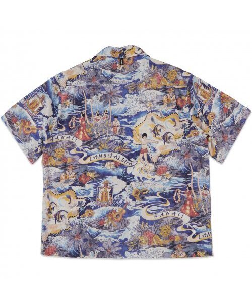 DIAFVINE(ディアフバイン)の「DV.LOT 684 LAND OF ALOHA shirt -Blue-(シャツ/ブラウス・メンズ・その他・XX-LARGE/LARGE/X-LARGE)」の3枚目の写真