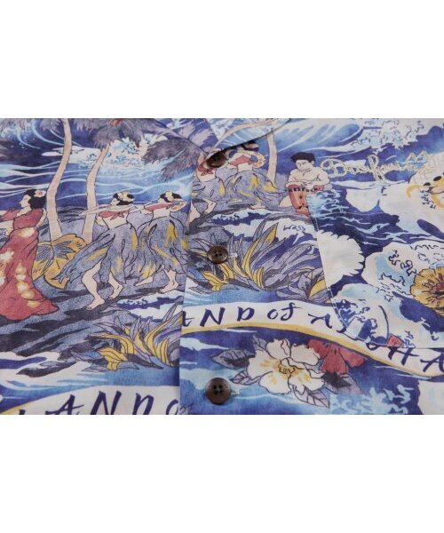 DIAFVINE(ディアフバイン)の「DV.LOT 684 LAND OF ALOHA shirt -Blue-(シャツ/ブラウス・メンズ・その他・XX-LARGE/LARGE/X-LARGE)」の5枚目の写真