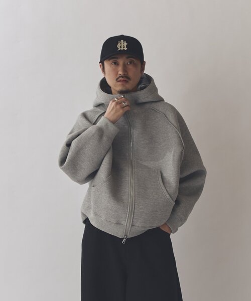 Lui's（ルイス）の「ダブルカスタムジャガードフーディ（パーカー・メンズ・ブラック/グレー・FREE）」の20枚目の写真