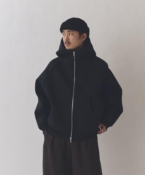 Lui's（ルイス）の「ダブルカスタムジャガードフーディ（パーカー・メンズ・ブラック/グレー・FREE）」の2枚目の写真