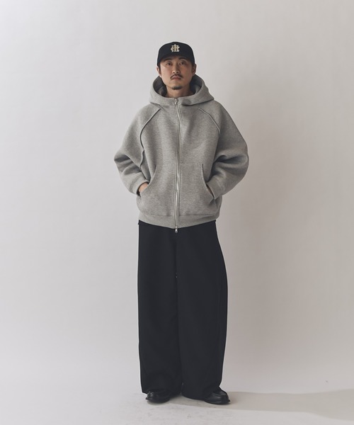 Lui's（ルイス）の「ダブルカスタムジャガードフーディ（パーカー・メンズ・ブラック/グレー・FREE）」の10枚目の写真