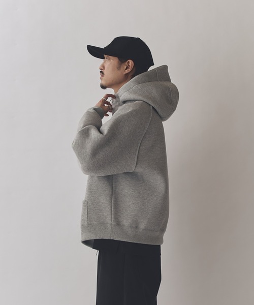 Lui's（ルイス）の「ダブルカスタムジャガードフーディ（パーカー・メンズ・ブラック/グレー・FREE）」の8枚目の写真