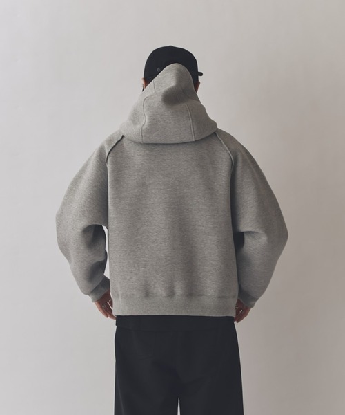 Lui's（ルイス）の「ダブルカスタムジャガードフーディ（パーカー・メンズ・ブラック/グレー・FREE）」の9枚目の写真