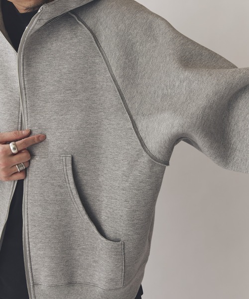 Lui's（ルイス）の「ダブルカスタムジャガードフーディ（パーカー・メンズ・ブラック/グレー・FREE）」の14枚目の写真