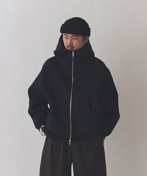 Lui's（ルイス）の「ダブルカスタムジャガードフーディ（パーカー・メンズ・ブラック/グレー・FREE）」の3枚目の写真