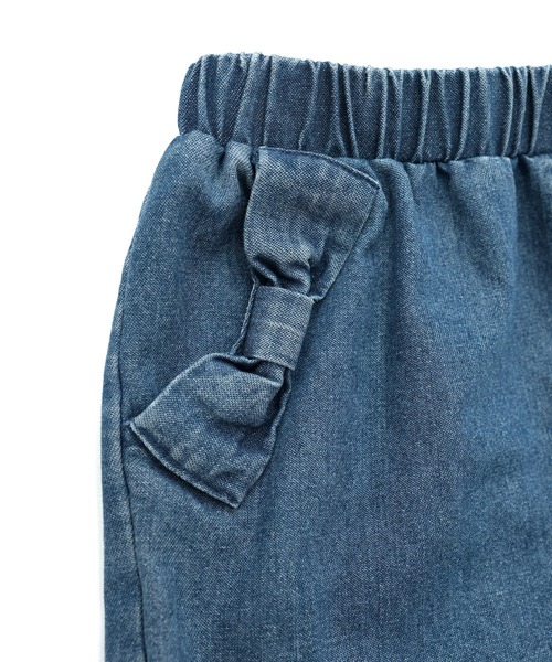 Bee des Bee（ビーデスビー）の「デニムフリルショートパンツ（デニムパンツ・キッズ・ブルー・110cm/120cm/130cm/140cm/150cm/100cm）」の9枚目の写真