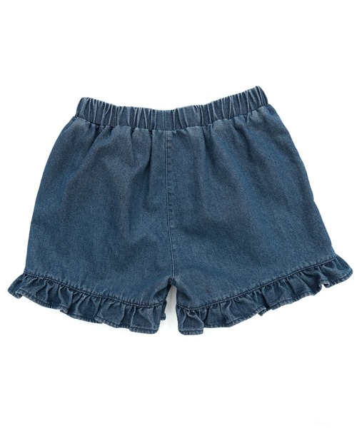 Bee des Bee（ビーデスビー）の「デニムフリルショートパンツ（デニムパンツ・キッズ・ブルー・110cm/120cm/130cm/140cm/150cm/100cm）」の8枚目の写真