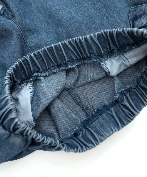 Bee des Bee（ビーデスビー）の「デニムフリルショートパンツ（デニムパンツ・キッズ・ブルー・110cm/120cm/130cm/140cm/150cm/100cm）」の10枚目の写真