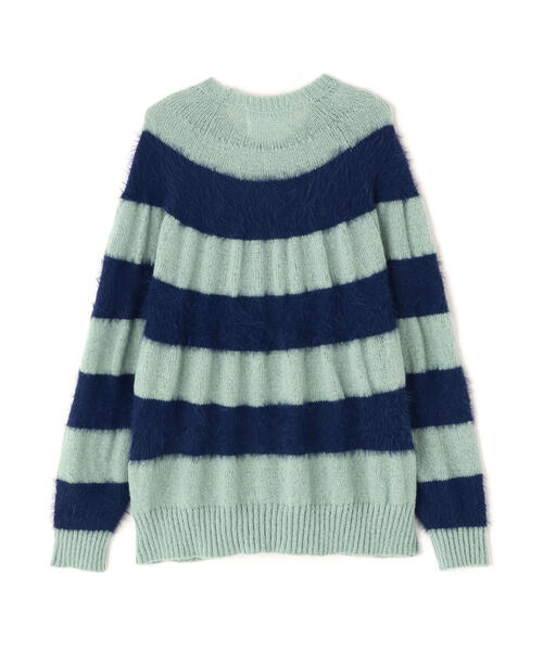 ROYAL FLASH（ロイヤルフラッシュ）の「amok /アモク/STAR BORDER KNIT（ニット/セーター・メンズ・ピンク/ネイビー・F）」の10枚目の写真