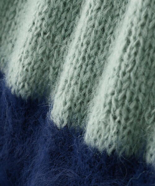 ROYAL FLASH（ロイヤルフラッシュ）の「amok /アモク/STAR BORDER KNIT（ニット/セーター・メンズ・ピンク/ネイビー・F）」の11枚目の写真