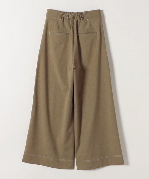 quaranciel（カランシエル）の「quaranciel:〈洗濯機可能〉ハイウエスト ワイド 2タック パンツ（その他パンツ・レディース・ブラック/ベージュ・38/40）」の19枚目の写真