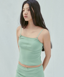 SLEEPYGOM（スリーピーゴーム）の「Pure Olive Camisole（Tシャツ/カットソー）」
