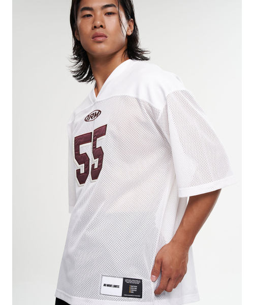 ONERM(ワンアルエム)の「ワイルドキャッツ ラグビー ジャージ オフホワイト(Tシャツ/カットソー・レディース・その他・MEDIUM/LARGE/X-LARGE)」の3枚目の写真