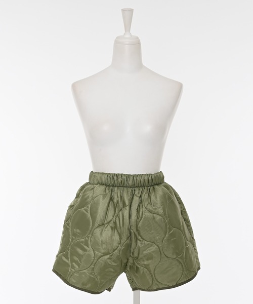 Narcissus（ナルシス）の「キルティングショートパンツ（その他パンツ・レディース・カーキ/ブラック・FREE）」の8枚目の写真