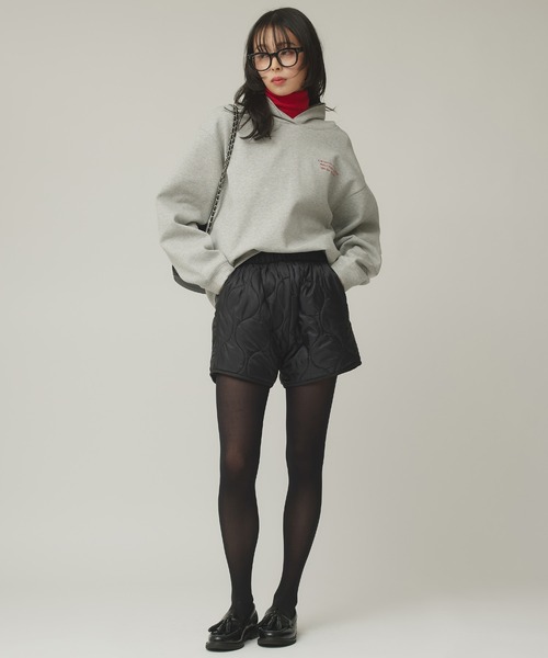 Narcissus（ナルシス）の「キルティングショートパンツ（その他パンツ・レディース・カーキ/ブラック・FREE）」の3枚目の写真