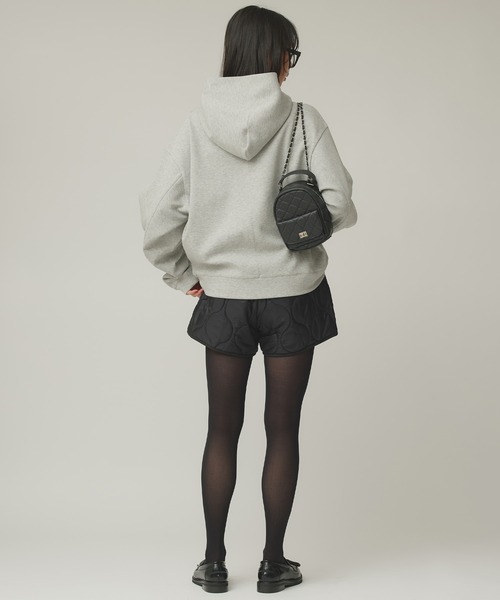 Narcissus（ナルシス）の「キルティングショートパンツ（その他パンツ・レディース・カーキ/ブラック・FREE）」の4枚目の写真