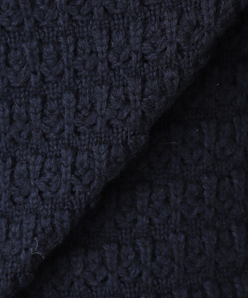 journal standard L'essage(ジャーナルスタンダードレサージュ)の「【GANNI/ガニー】Cotton Wool Mix Boxy Cardigan:ニット(カーディガン/ボレロ・レディース・ネイビー・MEDIUM)」の9枚目の写真