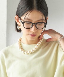 SHIPS（シップス）の「18mm玉 ショート パールモチーフ ネックレス（ネックレス・レディース）」