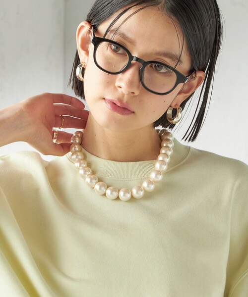 SHIPS(シップス)の「18mm玉 ショート パールモチーフ ネックレス(ネックレス・レディース・オフホワイト・ONE SIZE)」の4枚目の写真
