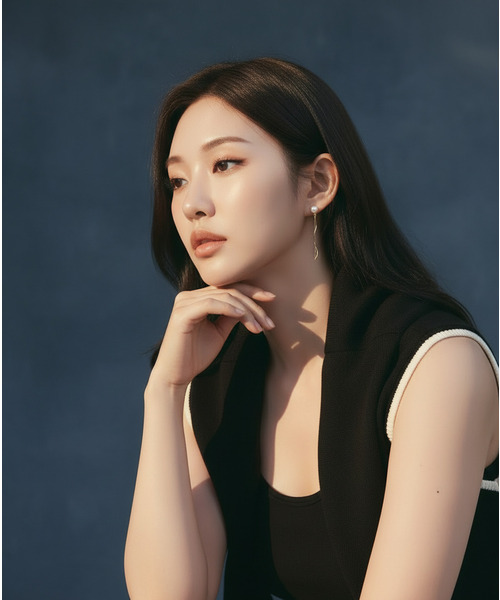 Burner(バーナー)の「【Sonu jewelry(ソヌジュエリー)】ツイストラインパールイヤリング son-egs-6-5【RBTS】(イヤリング・レディース・ゴールド・FREE)」の7枚目の写真