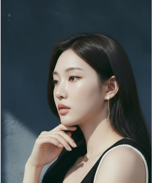 Burner(バーナー)の「【Sonu jewelry(ソヌジュエリー)】ツイストラインパールイヤリング son-egs-6-5【RBTS】(イヤリング・レディース・ゴールド・FREE)」の10枚目の写真