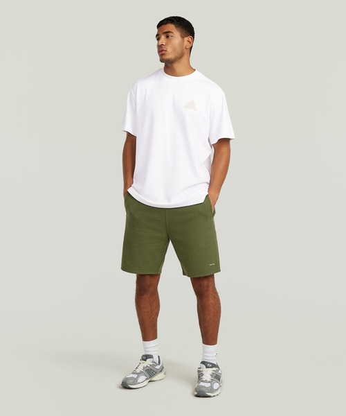 G-STAR（ジースター）の「Structured Jersey Shorts/ワッフルコットンジャージーショートパンツ（その他パンツ・メンズ・ダークブラック/ダークオリーブ・X-SMALL/X-LARGE/LARGE/MEDIUM/SMALL）」の6枚目の写真
