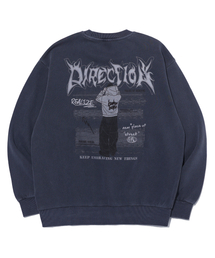 BUNKERBUSTER（バンカーバスター）の「ピグメントディレクションドローイングスウェット MP4TU860_DARK GREY（スウェット）」