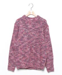 美品＊ドレステリアDRESSTERIORウール100%クルーニット　ピンク セーター .-- WOLFIE （パステルピンク） -MANGO - マンゴ公式