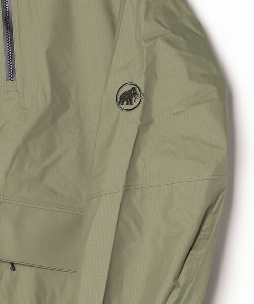 Mammut(マムート)の「アーバン エクスプローリング ハードシェル フーデッド ジャケット AF / Urban Exploring HS Hooded Jacket AF(ナイロンジャケット・メンズ・カーキ/ブラック・M/XL/L)」の5枚目の写真