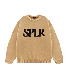 SPLR（エス・ピー・エル・アール）の「ニット｜Dust Washed Crew Knit｜SPLR（ニット/セーター）」