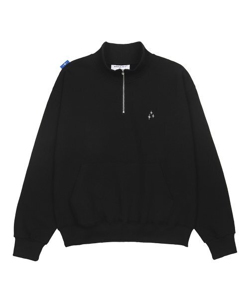 NEUFETBLEU(ヌフエブル)の「NEB half zipup mtm (black)(その他トップス・レディース・その他・SMALL)」の1枚目の写真