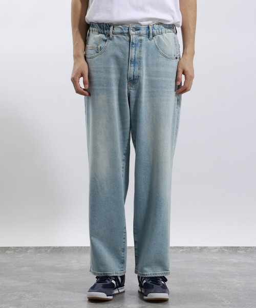 BAYFLOW（ベイフロー）の「ルーズテーパードデニムパンツ（デニムパンツ・メンズ・スカイブルー/ブルー・LARGE/MEDIUM）」の10枚目の写真