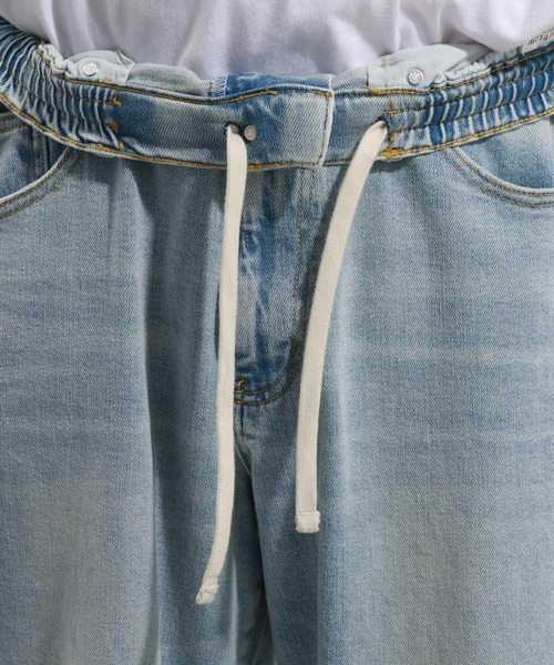 BAYFLOW（ベイフロー）の「ルーズテーパードデニムパンツ（デニムパンツ・メンズ・スカイブルー/ブルー・LARGE/MEDIUM）」の14枚目の写真