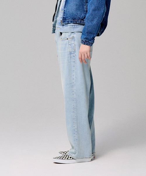 BAYFLOW（ベイフロー）の「ルーズテーパードデニムパンツ（デニムパンツ・メンズ・スカイブルー/ブルー・MEDIUM/LARGE）」の21枚目の写真