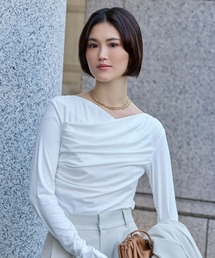 BAYFLOW | 【KARENさんコラボ】ドレープロングスリーブTシャツ(Tシャツ/カットソー)