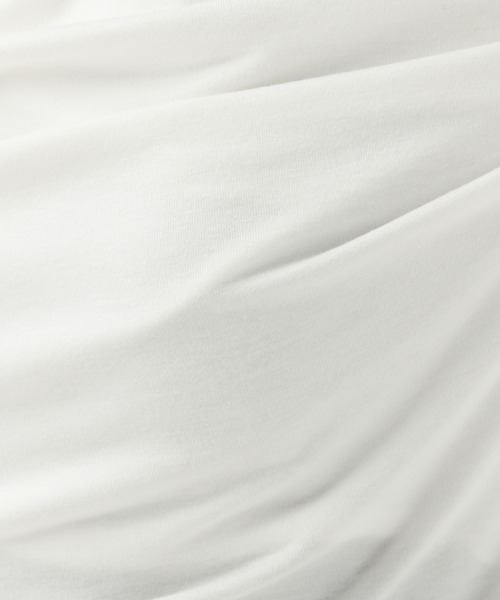 BAYFLOW（ベイフロー）の「【KARENさんコラボ】ドレープロングスリーブTシャツ（Tシャツ/カットソー・レディース・グレー/ホワイト・FREE）」の16枚目の写真