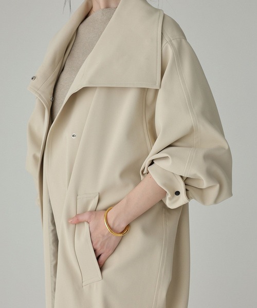 BABYLONE(バビロン)の「【多機能素材】オーバーフォルムコート(その他アウター・レディース・ブラック/ベージュ・フリー)」の16枚目の写真