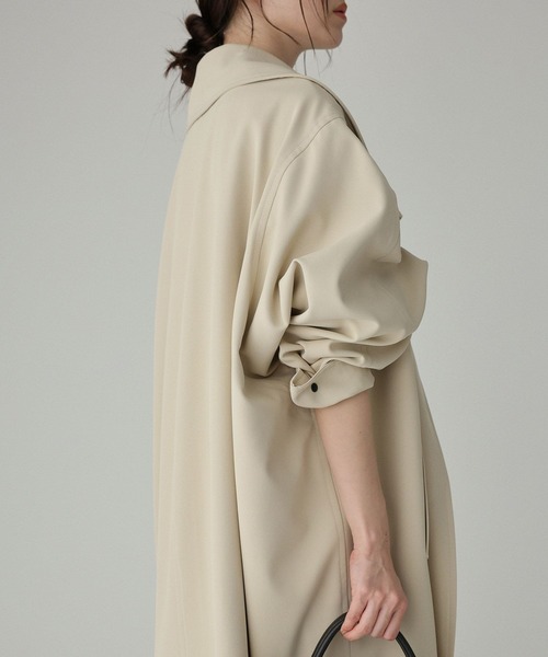 BABYLONE(バビロン)の「【多機能素材】オーバーフォルムコート(その他アウター・レディース・ブラック/ベージュ・フリー)」の17枚目の写真