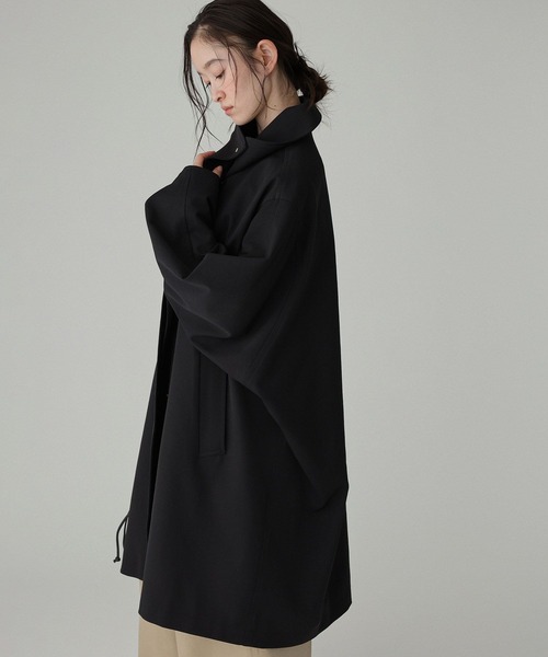 BABYLONE(バビロン)の「【多機能素材】オーバーフォルムコート(その他アウター・レディース・ブラック/ベージュ・フリー)」の4枚目の写真