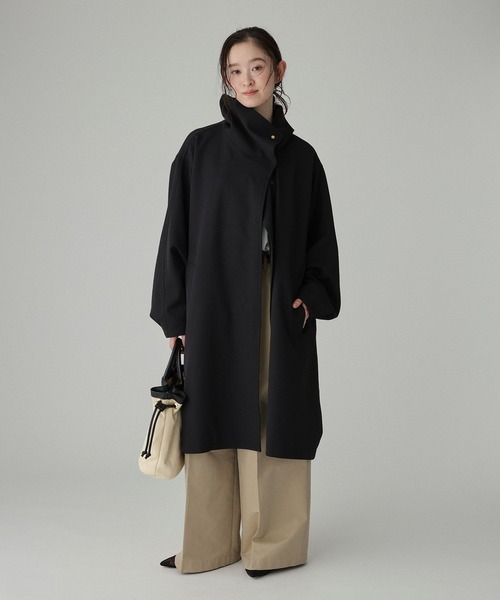 BABYLONE(バビロン)の「【多機能素材】オーバーフォルムコート(その他アウター・レディース・ブラック/ベージュ・フリー)」の7枚目の写真
