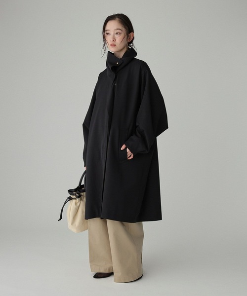 BABYLONE(バビロン)の「【多機能素材】オーバーフォルムコート(その他アウター・レディース・ブラック/ベージュ・フリー)」の8枚目の写真