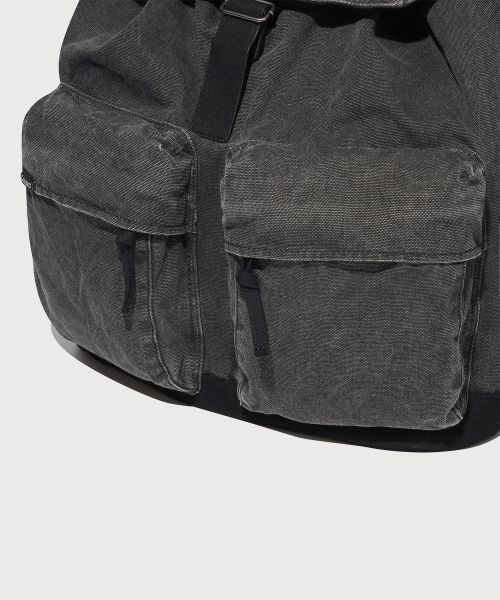 COVERNAT(カバーナット)の「ウォッシュドコットンポケットリュックサック Black(バックパック/リュック・レディース・その他・FREE)」の5枚目の写真